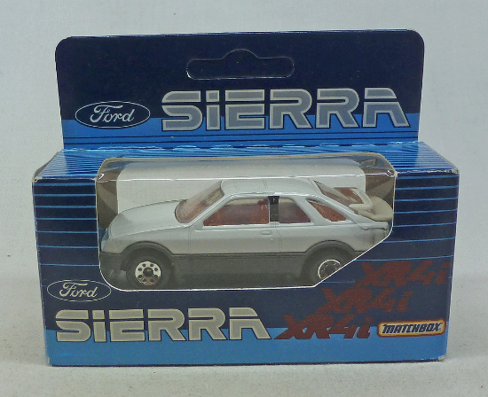 Picture of Matchbox MB55h Ford Sierra XR4i White with White Spoiler Promo Box