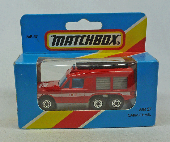 Picture of Lesney Matchbox Blue Box MB57f Carmichael Red
