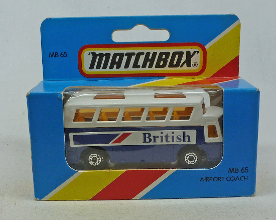 Picture of Lesney Matchbox Blue Box MB65e Airport Coach "British"