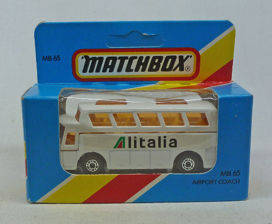 Picture of Lesney Matchbox Blue Box MB65e Airport Coach "Alitalia"
