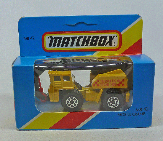Picture of Matchbox Blue Box MB42g Mobile Crane