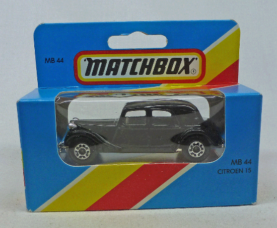 Picture of Matchbox Blue Box MB44f Citroen 15 Black with Grey Interior